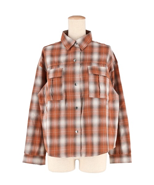 coca(coca)(コカ)の「チェック柄スナップボタンシャツ(シャツ/ブラウス・レディース・C/D/A/B/G/H/E/F・S/L/M)」の14枚目の写真