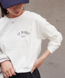 【ロングシーズン使える】ロゴラウンドネックプルオーバー