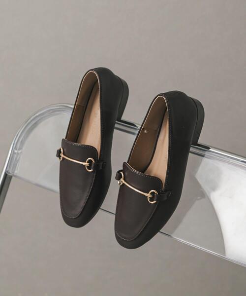 SENSE OF PLACE by URBAN RESEARCH（センスオブプレイスバイアーバンリサーチ）の「ビットローファー（ローファー・レディース・ブラック/キャメル/ブラウン・SMALL/LARGE/MEDIUM）」の2枚目の写真