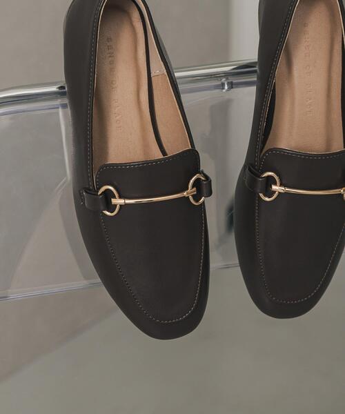 SENSE OF PLACE by URBAN RESEARCH（センスオブプレイスバイアーバンリサーチ）の「ビットローファー（ローファー・レディース・ブラック/キャメル/ブラウン・SMALL/LARGE/MEDIUM）」の18枚目の写真