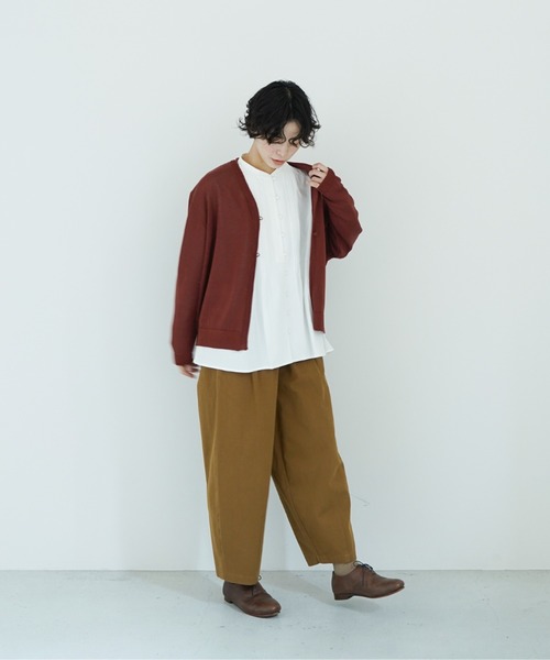 オオカミとフクロウ　ノーカラーカーディガン オオカミとフクロウ ノーカラーカーディガン オオカミとフクロウ