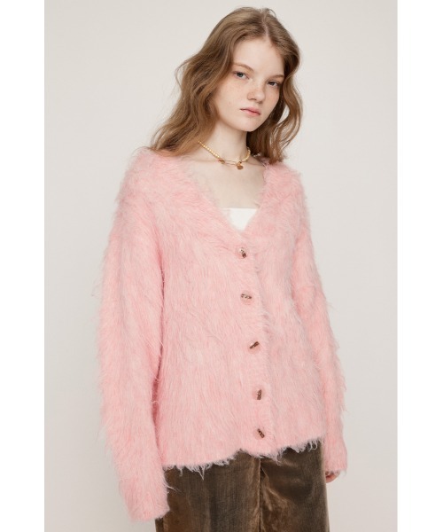 セール】SHAGGY LOOSE C/D シャギー ルーズ カーディガン 秋服 冬服