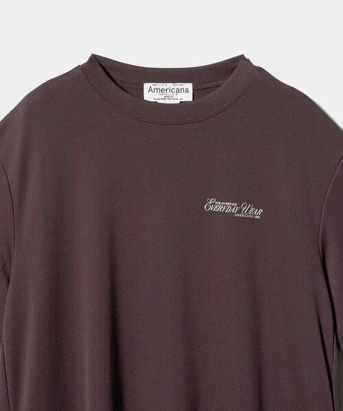 AMERICANA（アメリカーナ）の「＜Americana＞ロゴロングワンピース（ワンピース・レディース・ダークブラウン・FREE）」の3枚目の写真
