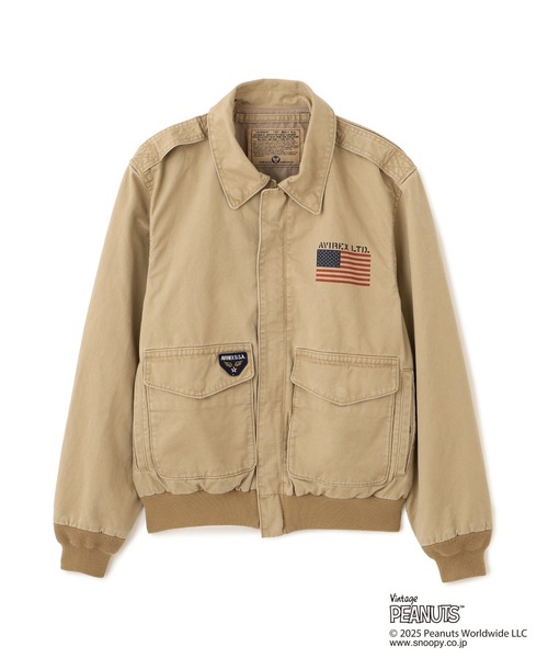 AVIREX × PEANUTS》COTTON A-2 'FLYING ACE' / A-2 'フライングエース