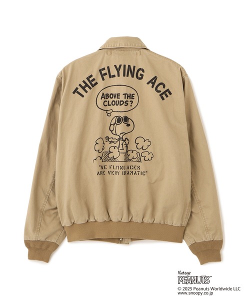 AVIREX(アヴィレックス)の「《AVIREX × PEANUTS》COTTON A-2 "FLYING ACE" / A-2 "フライングエース" / ピーナッツ / アヴィレックス(ブルゾン・メンズ・カーキ/オリーブ・MEDIUM/LARGE/X-LARGE/XX-LARGE)」の19枚目の写真