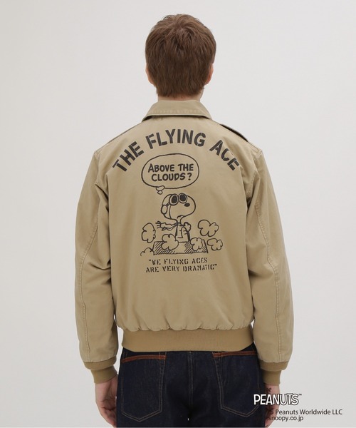 AVIREX × PEANUTS》COTTON A-2 'FLYING ACE' / A-2 'フライングエース