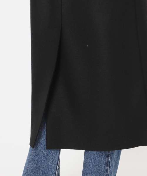 HARRIS WHARF LONDON(ハリスワーフロンドン)の「別注【HARRIS WHARF LONDON】Women hooded coat pressed woo:コート(その他アウター・レディース・ブラウン/ブラック・42)」の11枚目の写真