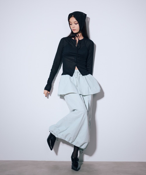 ANNA SUI NYC（アナ スイ エヌ ワイ シー）の「マットロングスカート（スカート・レディース・ブラック/サックスブルー/ブラウン・FREE）」の12枚目の写真