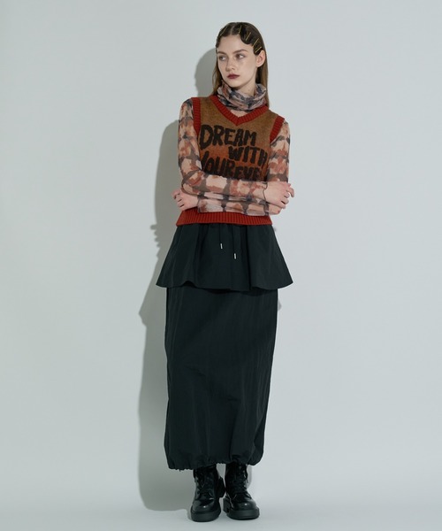 ANNA SUI NYC（アナ スイ エヌ ワイ シー）の「マットロングスカート（スカート・レディース・ブラック/サックスブルー/ブラウン・FREE）」の5枚目の写真