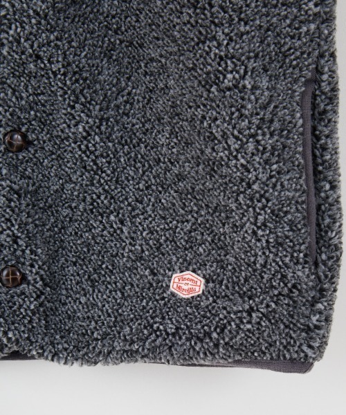 Vincent et Mireille（バンソンエミレイユ）の「[Vincent et Mireille/ヴァンソン エ ミレイユ] ボアフリースベスト（ベスト・レディース・グレー・36）」の21枚目の写真