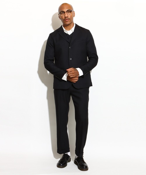 ROTAR（ローター）の「Staple Twill Two Tuck Trousers（チノパンツ・メンズ・ブラック/ネイビー/グリーン・MEDIUM/LARGE/X-LARGE）」の8枚目の写真