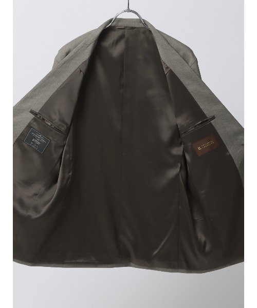 SUIT SQUARE（スーツスクエア）の「ノーカラージャケット CANONICO OFFLIMITS 無地（テーラードジャケット・メンズ・ネイビー系/グレー系・L/M/S/LL）」の5枚目の写真