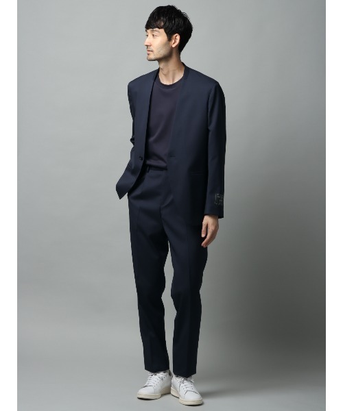 SUIT SQUARE（スーツスクエア）の「ノーカラージャケット CANONICO OFFLIMITS 無地（テーラードジャケット・メンズ・ネイビー系/グレー系・L/M/S/LL）」の17枚目の写真