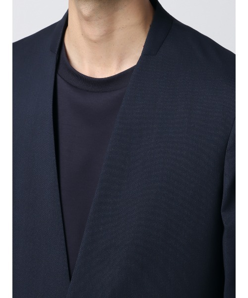SUIT SQUARE（スーツスクエア）の「ノーカラージャケット CANONICO OFFLIMITS 無地（テーラードジャケット・メンズ・ネイビー系/グレー系・L/M/S/LL）」の14枚目の写真