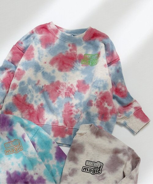 ジュニア対応】タイダイトレーナー(セットアップ可)（スウェット