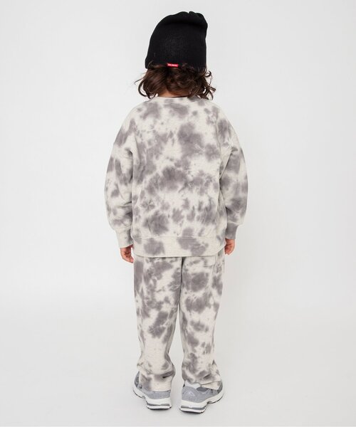 BREEZE（ブリーズ）の「【ジュニア対応】タイダイトレーナー(セットアップ可)（スウェット・キッズ・ブルー/グレー/グリーン・90/100/110/120/130/140）」の6枚目の写真