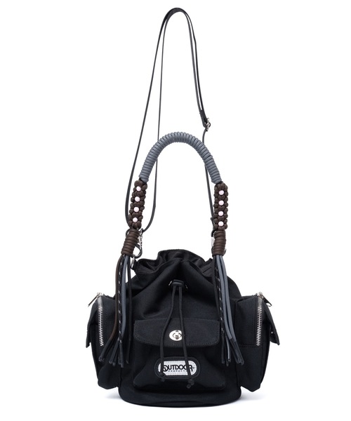 NON TOKYO(ノントーキョー)の「2WAY MULITI POCKET POUCH BAG(ショルダーバッグ・レディース・グレー/ブラウン/ブラック・FREE)」の16枚目の写真