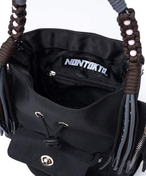 NON TOKYO(ノントーキョー)の「2WAY MULITI POCKET POUCH BAG(ショルダーバッグ・レディース・グレー/ブラウン/ブラック・FREE)」の22枚目の写真