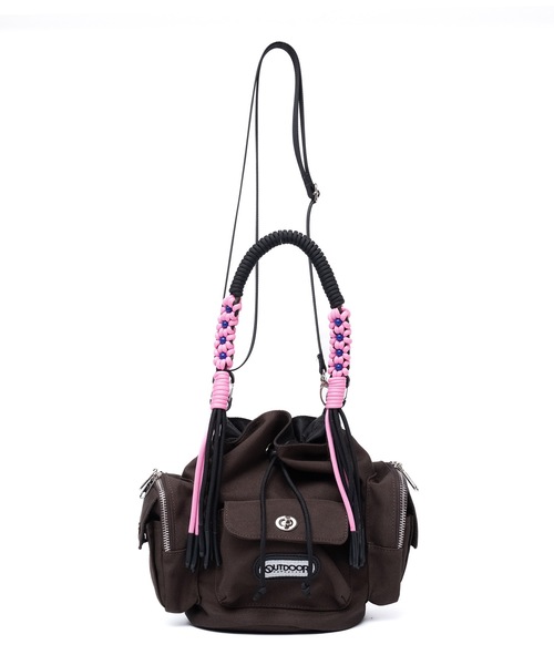 NON TOKYO(ノントーキョー)の「2WAY MULITI POCKET POUCH BAG(ショルダーバッグ・レディース・グレー/ブラウン/ブラック・FREE)」の11枚目の写真