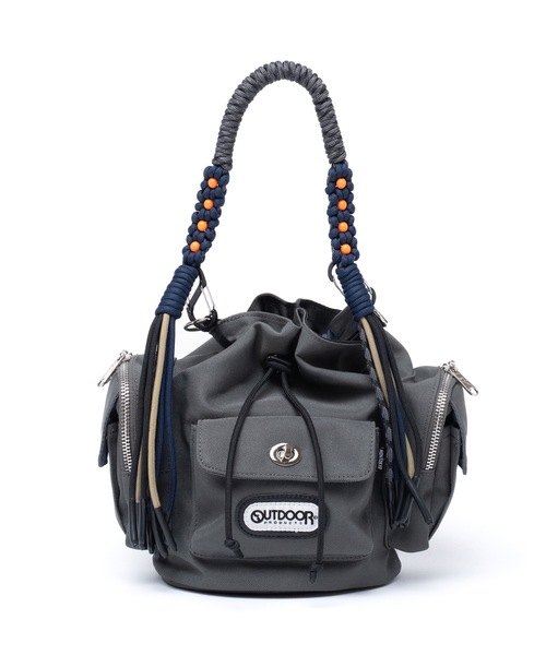 NON TOKYO(ノントーキョー)の「2WAY MULITI POCKET POUCH BAG(ショルダーバッグ・レディース・グレー/ブラウン/ブラック・FREE)」の6枚目の写真