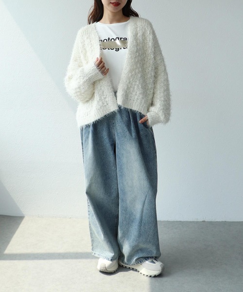 Cepica（セピカ）の「【MARECHAL TERRE / マルシャルテル】タックデニムパンツ（デニムパンツ・レディース・ブラック/ブルー・FREE）」の18枚目の写真