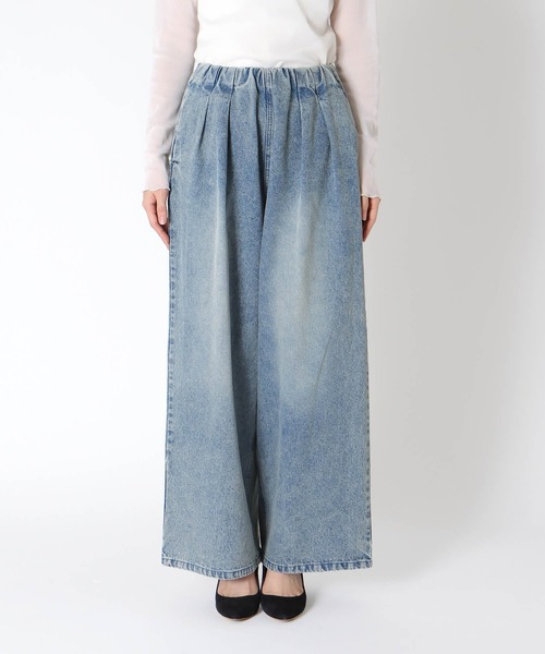 Cepica（セピカ）の「【MARECHAL TERRE / マルシャルテル】タックデニムパンツ（デニムパンツ・レディース・ブラック/ブルー・FREE）」の21枚目の写真