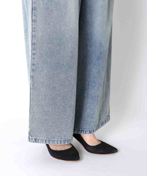 Cepica（セピカ）の「【MARECHAL TERRE / マルシャルテル】タックデニムパンツ（デニムパンツ・レディース・ブラック/ブルー・FREE）」の5枚目の写真