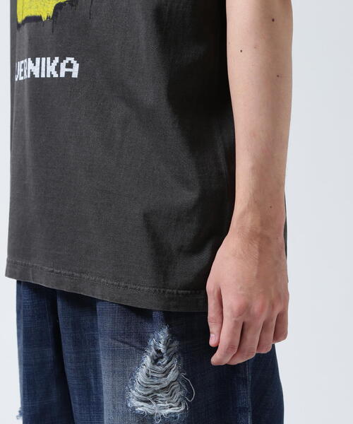 ROYAL FLASH（ロイヤルフラッシュ）の「guernika/ゲルニカ/PAC-MAN Vintage Style T-shirt（Tシャツ/カットソー・メンズ・ブラック系その他・L/2XL/XL）」の8枚目の写真