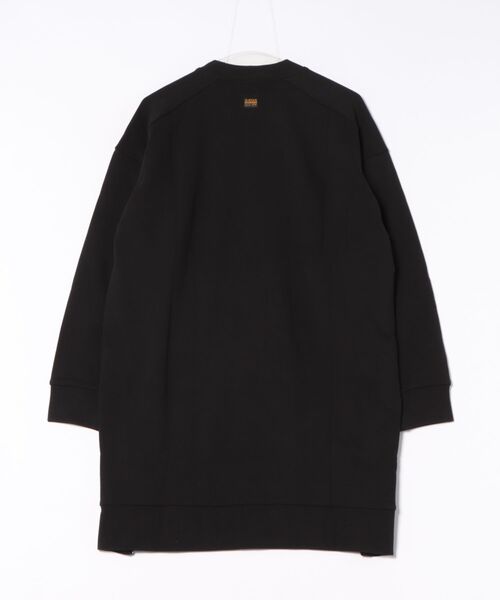 G-STAR（ジースター）の「BIKER ZIP SWEATER DRESS/バイカージップディテールスウェットワンピース（ワンピース・レディース・ダークブラック・MEDIUM/SMALL/X-SMALL）」の8枚目の写真