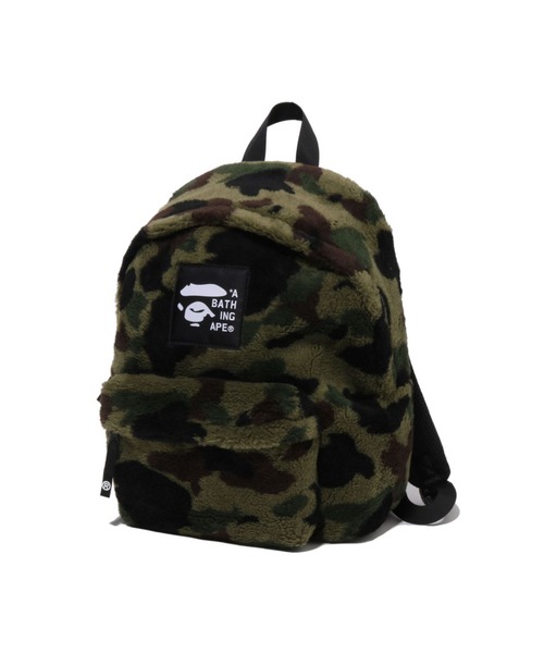 AAPE 迷彩ポケット リュック 1ST CAMO FLEECE DAYPACK（バックパック/リュック）｜A BATHING APE