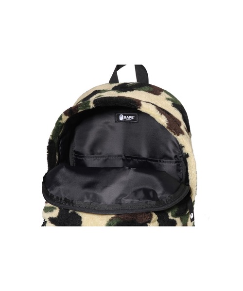 A BATHING APE（アベイシングエイプ）の「1ST CAMO FLEECE DAYPACK（バックパック/リュック・キッズ・イエロー/グリーン・FREE）」の8枚目の写真