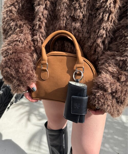 Kastane(カスタネ)の「【4色展開/2WAY】miniボストンBAG(ボストンバッグ・レディース・ブラウン系その他/ブラック/アイボリー/ダークブラウン・FREE)」の22枚目の写真