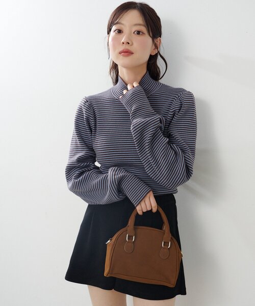 Kastane(カスタネ)の「【4色展開/2WAY】miniボストンBAG(ボストンバッグ・レディース・ブラウン系その他/ブラック/アイボリー/ダークブラウン・FREE)」の19枚目の写真