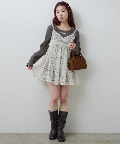 Kastane(カスタネ)の「【4色展開/2WAY】miniボストンBAG(ボストンバッグ・レディース・ブラウン系その他/ブラック/アイボリー/ダークブラウン・FREE)」の18枚目の写真
