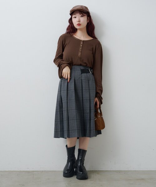 Kastane(カスタネ)の「【4色展開/2WAY】miniボストンBAG(ボストンバッグ・レディース・ブラウン系その他/ブラック/アイボリー/ダークブラウン・FREE)」の16枚目の写真