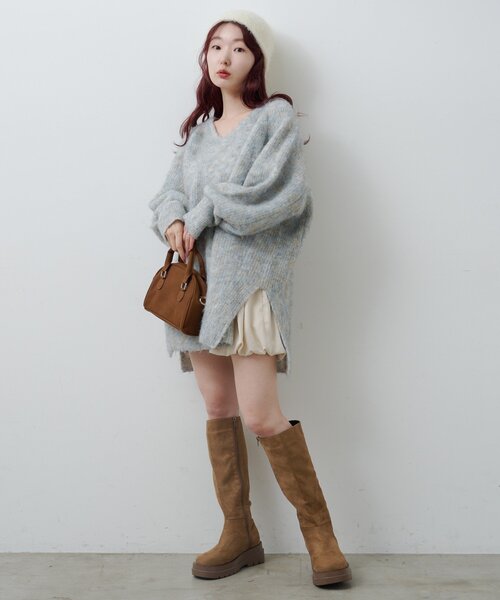 Kastane(カスタネ)の「【4色展開/2WAY】miniボストンBAG(ボストンバッグ・レディース・ブラウン系その他/ブラック/アイボリー/ダークブラウン・FREE)」の14枚目の写真