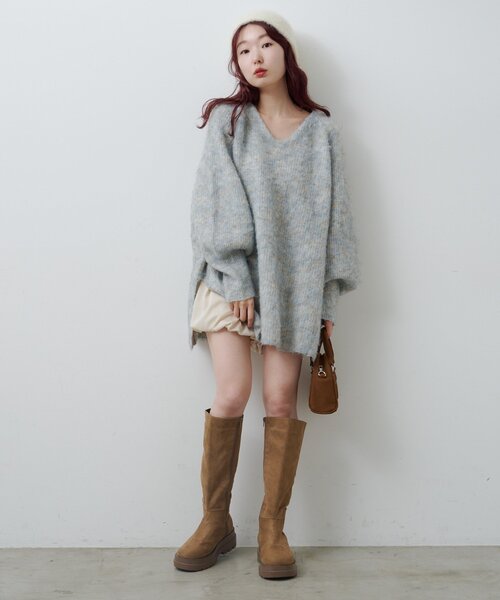 Kastane(カスタネ)の「【4色展開/2WAY】miniボストンBAG(ボストンバッグ・レディース・ブラウン系その他/ブラック/アイボリー/ダークブラウン・FREE)」の6枚目の写真
