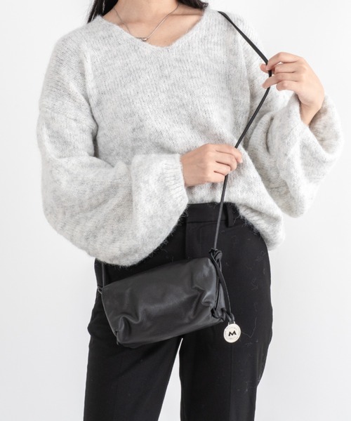 marco masi(マルコマージ)の「【MARCO MASI/マルコ・マージ】ショルダーバッグ ミニ ポシェット ポーチ(ショルダーバッグ・レディース・ブラック/シルバー・FREE)」の20枚目の写真