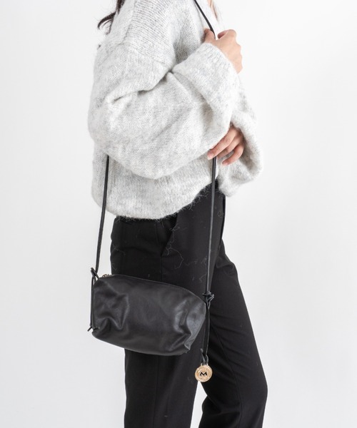 marco masi(マルコマージ)の「【MARCO MASI/マルコ・マージ】ショルダーバッグ ミニ ポシェット ポーチ(ショルダーバッグ・レディース・ブラック/シルバー・FREE)」の21枚目の写真