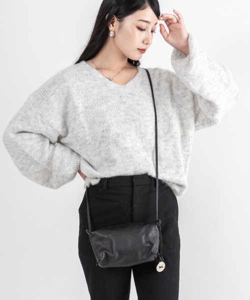 marco masi(マルコマージ)の「【MARCO MASI/マルコ・マージ】ショルダーバッグ ミニ ポシェット ポーチ(ショルダーバッグ・レディース・ブラック/シルバー・FREE)」の19枚目の写真