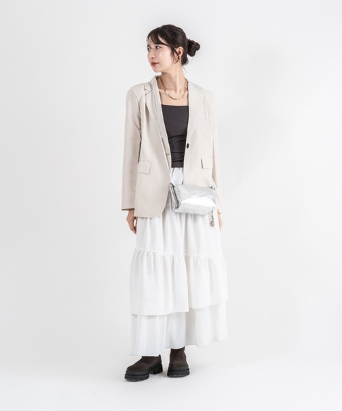 marco masi(マルコマージ)の「【MARCO MASI/マルコ・マージ】ショルダーバッグ ミニ ポシェット ポーチ(ショルダーバッグ・レディース・ブラック/シルバー・FREE)」の4枚目の写真