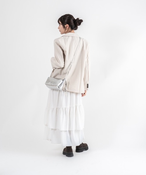 marco masi(マルコマージ)の「【MARCO MASI/マルコ・マージ】ショルダーバッグ ミニ ポシェット ポーチ(ショルダーバッグ・レディース・ブラック/シルバー・FREE)」の5枚目の写真