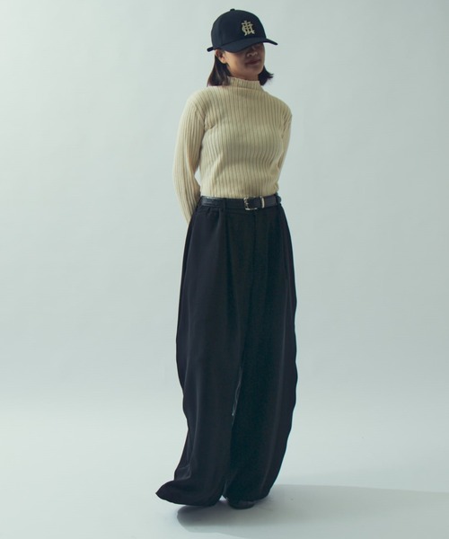 Lui's（ルイス）の「【WEB限定】ワイドバルーンイージースラックス（スラックス・メンズ・ブラック/ベージュ・S/M）」の10枚目の写真