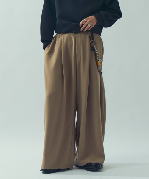 Lui's（ルイス）の「【WEB限定】ワイドバルーンイージースラックス（スラックス・メンズ・ブラック/ベージュ・S/M）」の17枚目の写真