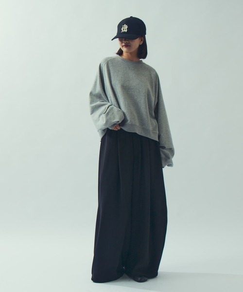 Lui's（ルイス）の「【WEB限定】ワイドバルーンイージースラックス（スラックス・メンズ・ブラック/ベージュ・S/M）」の12枚目の写真