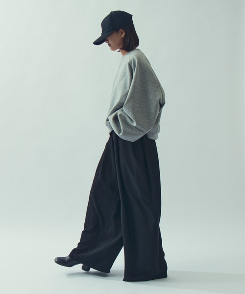 Lui's（ルイス）の「【WEB限定】ワイドバルーンイージースラックス（スラックス・メンズ・ブラック/ベージュ・S/M）」の13枚目の写真