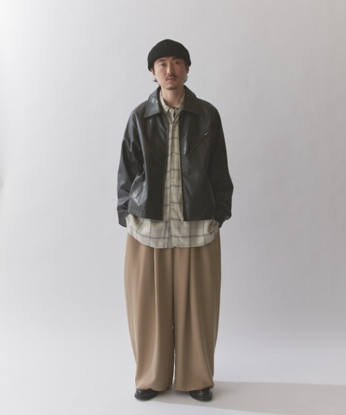 WEB限定】ワイドバルーンイージースラックス（スラックス）｜Lui's