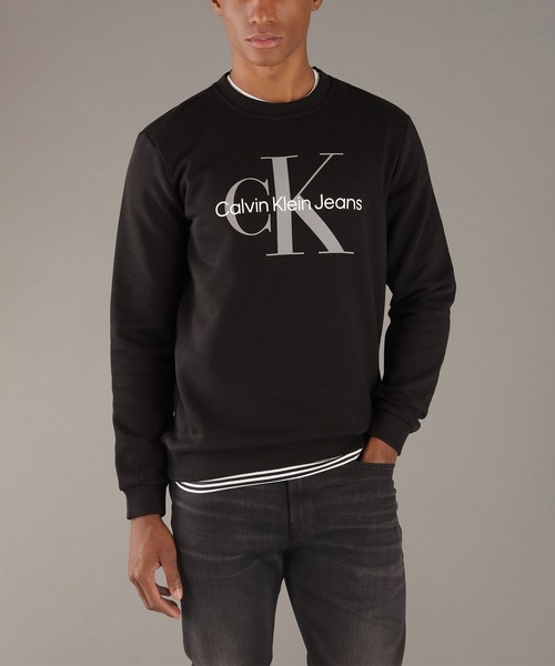 セール】【 Calvin Klein / カルバン クライン 】MONOGRAM LOGO SWEAT