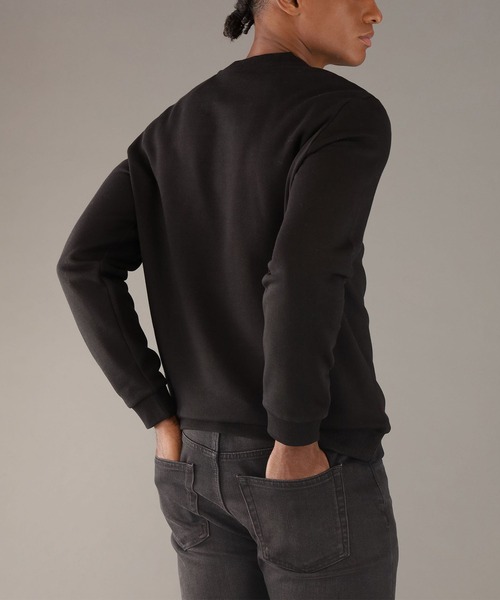 Calvin Klein(カルバン・クライン)の「【 Calvin Klein / カルバン クライン 】MONOGRAM LOGO SWEAT / モノグラム ロゴ スウェット(スウェット・メンズ・ブラック・LARGE/MEDIUM/SMALL)」の3枚目の写真