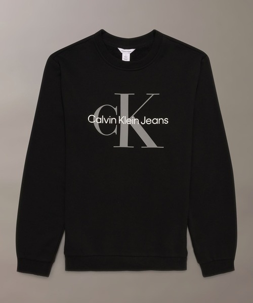 Calvin Klein(カルバン・クライン)の「【 Calvin Klein / カルバン クライン 】MONOGRAM LOGO SWEAT / モノグラム ロゴ スウェット(スウェット・メンズ・ブラック・LARGE/MEDIUM/SMALL)」の5枚目の写真